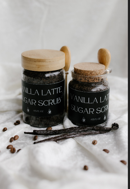 Vanilla Latte Sugar Scrub, 16 oz